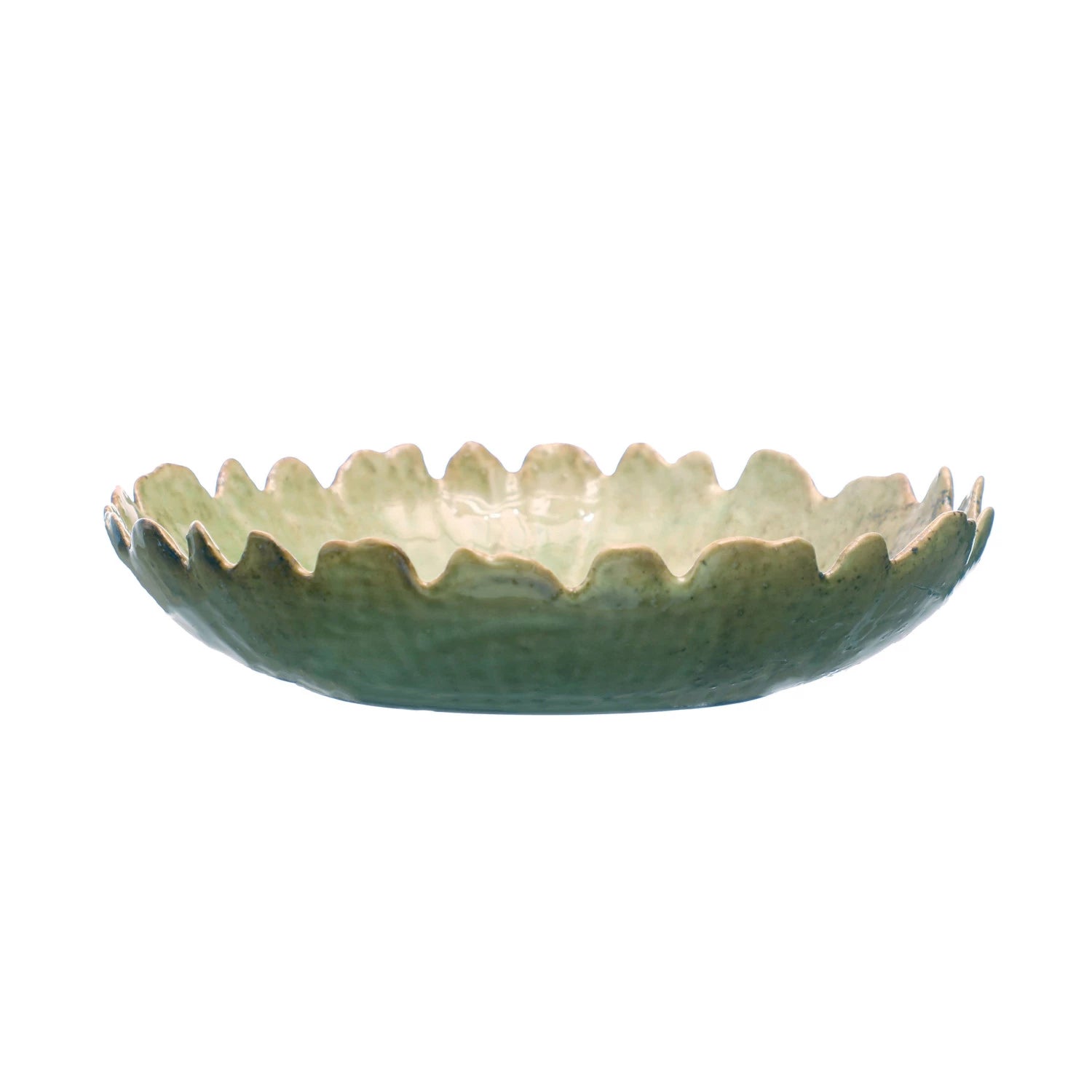 Organic Scalloped Edge Bowl Platter