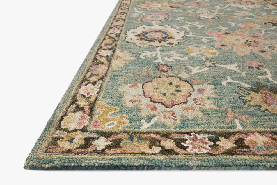 Padma Teal / Multi-Colored Rug