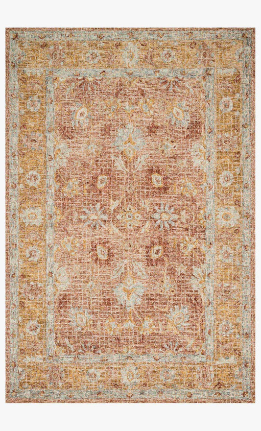 Julian Terracotta & Gold Rug