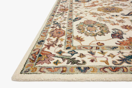 Padma White / Multi-Colored Rug